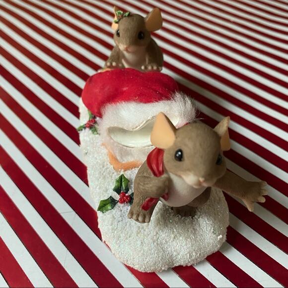 Charming Tails by Fitz and Floyd "Getting Ready for Santa" 38 of 5,000 Figurine - Picture 7 of 10